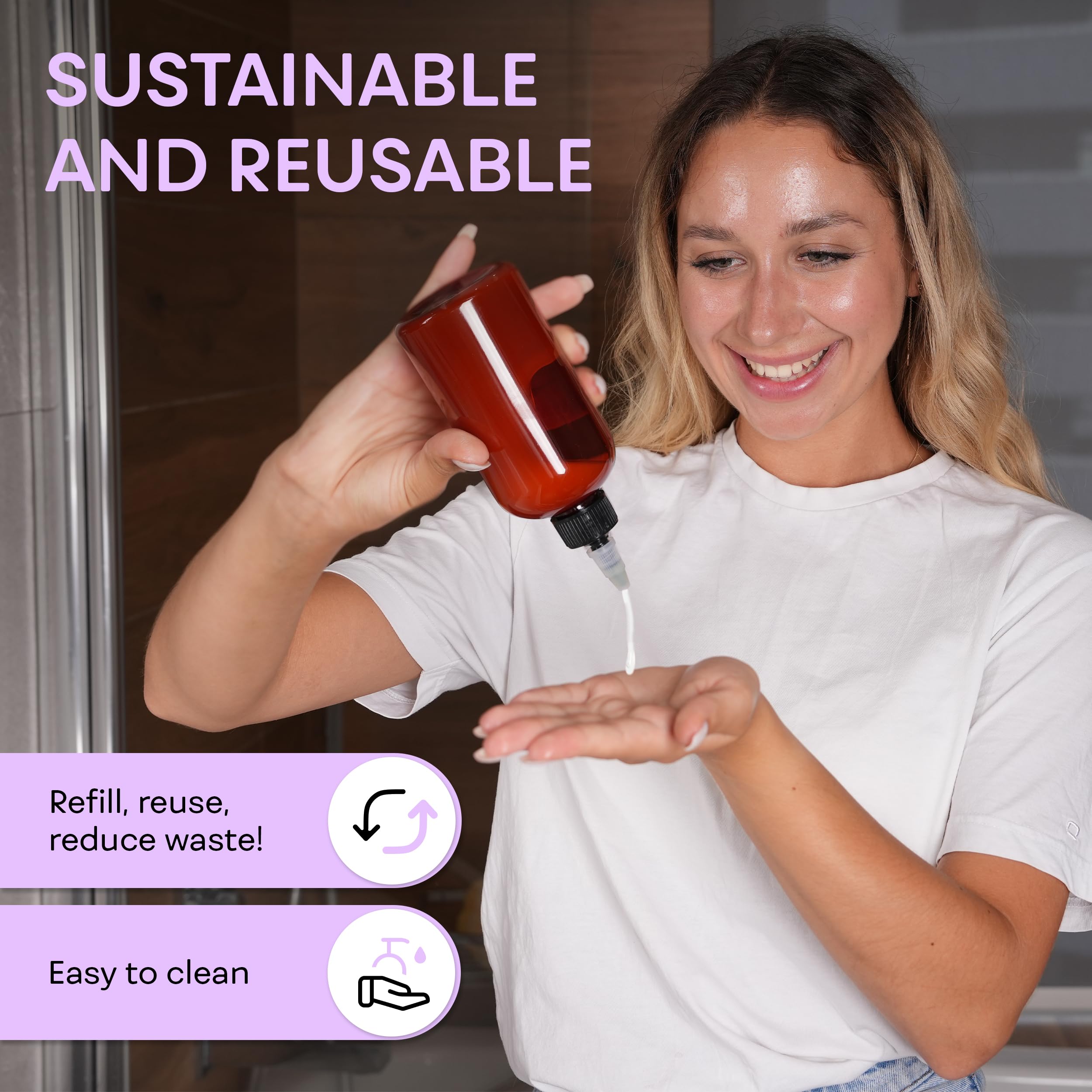 BRIGHTFROM black twist-top ensures easy open and close operation.