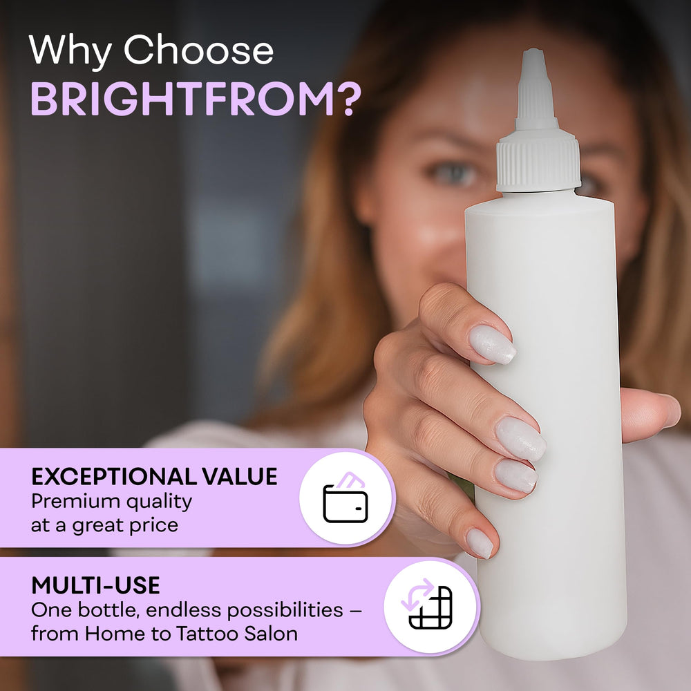 BRIGHTFROM easy-squeeze design enables controlled application.