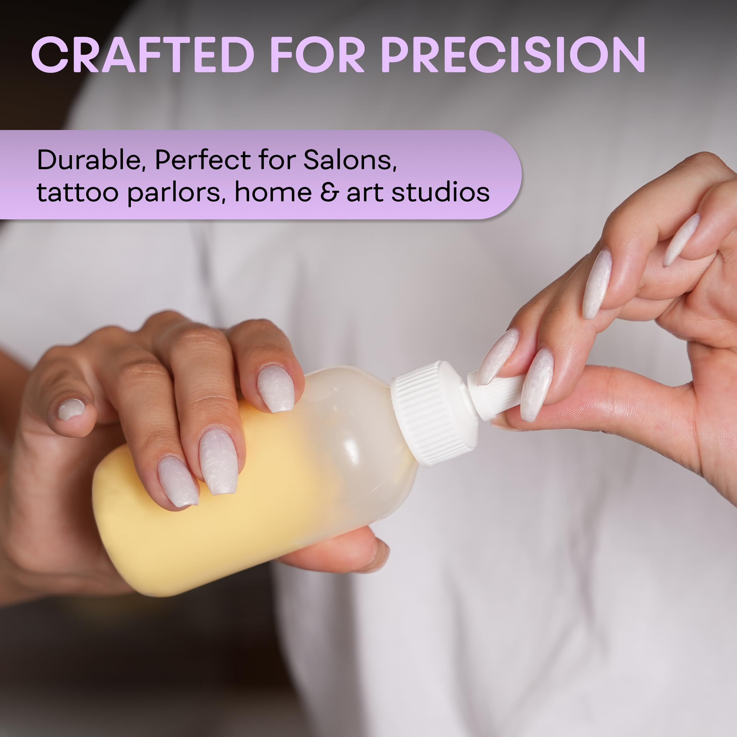 BRIGHTFROM multi-purpose bottle suitable for hair color, lotions, or paints.