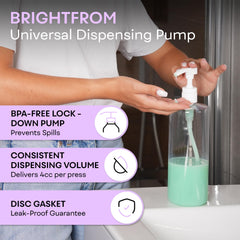 BRIGHTFROM dip-tube cut-length adjustment for shorter bottles