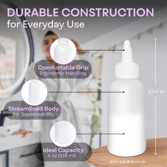 BRIGHTFROM refillable bottle easy to clean and reuse.