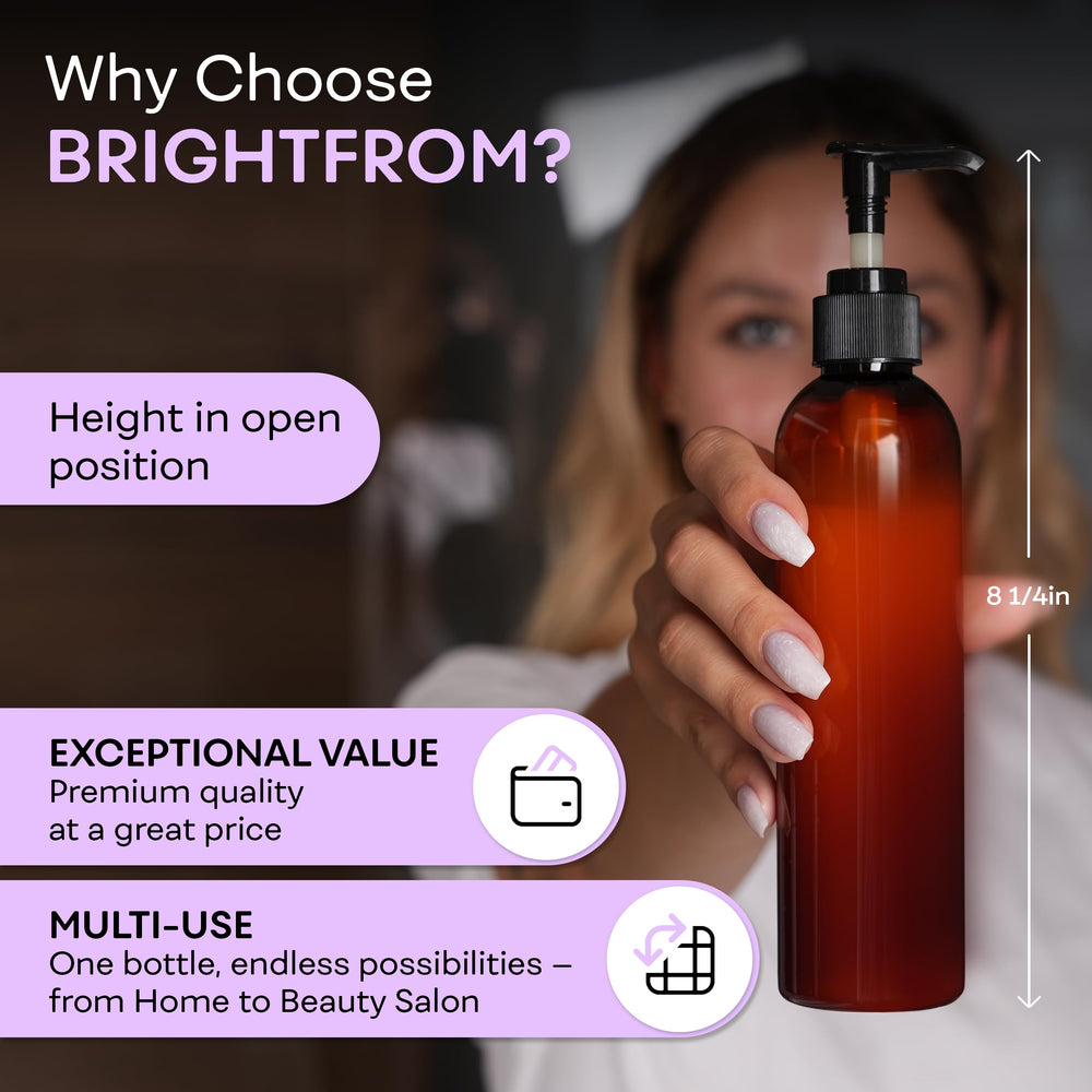 BRIGHTFROM bottle suitable for shampoo, body wash, and lotion