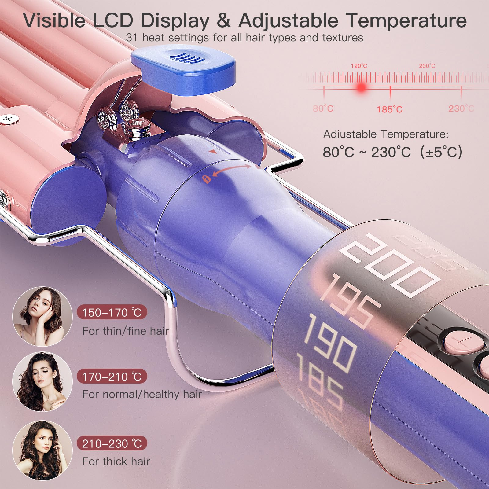 Brightup PRO 2 curling barrels deliver smooth spirals and vibrant curls.