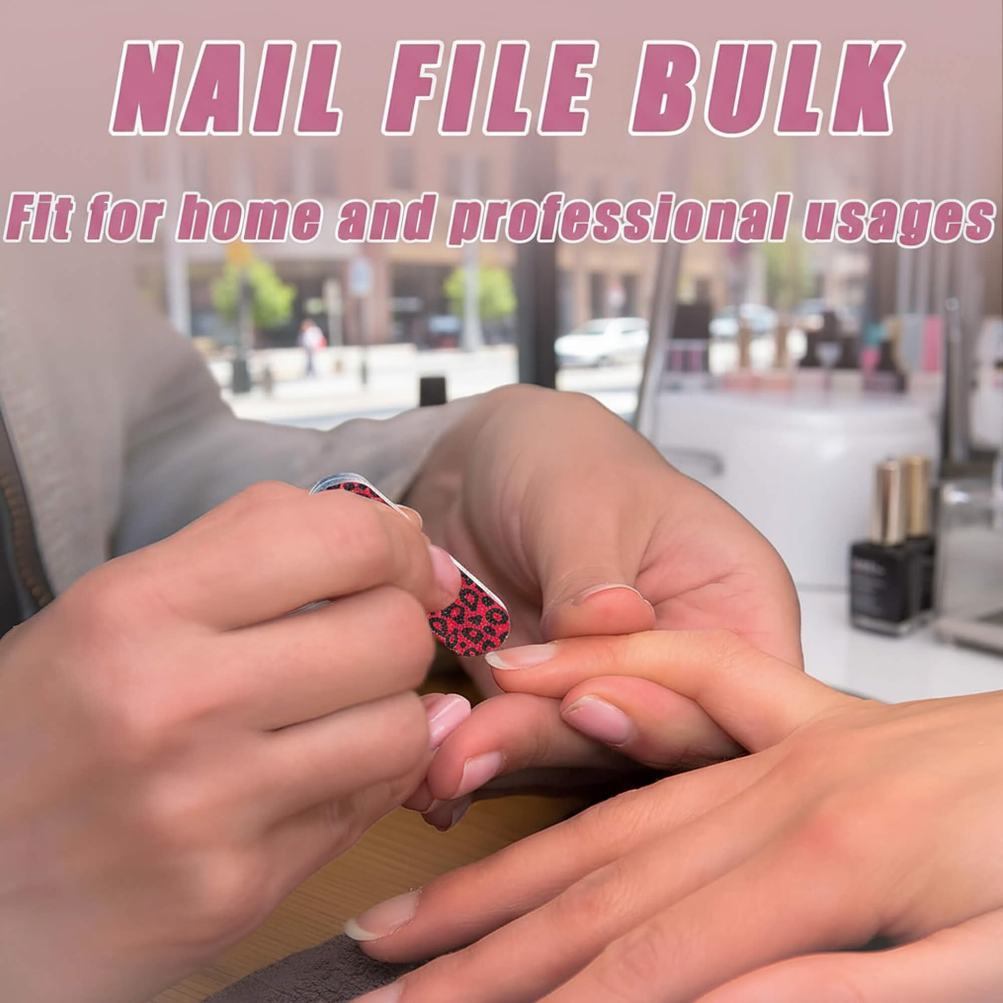 Brillantreal compact 2-4 inch files fit purses for fast nail maintenance.