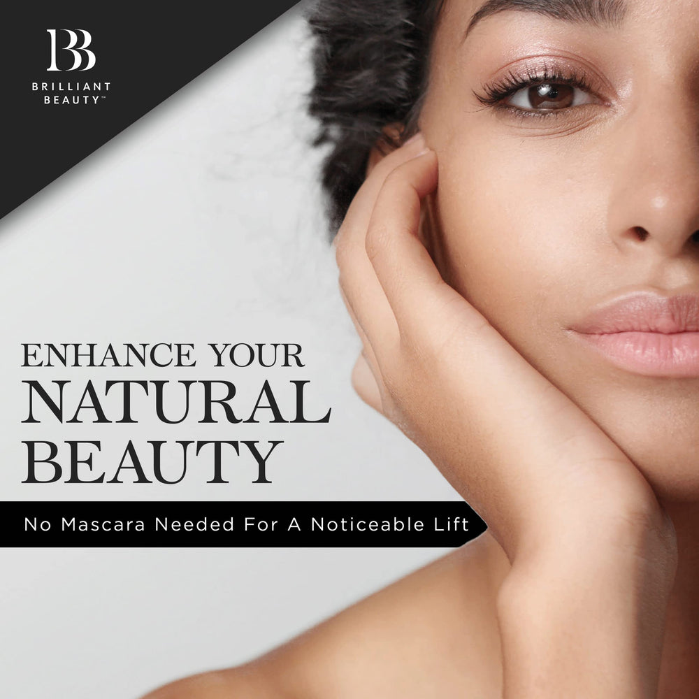Brilliant Beauty gentle pads cushion lashes for a lasting lift.