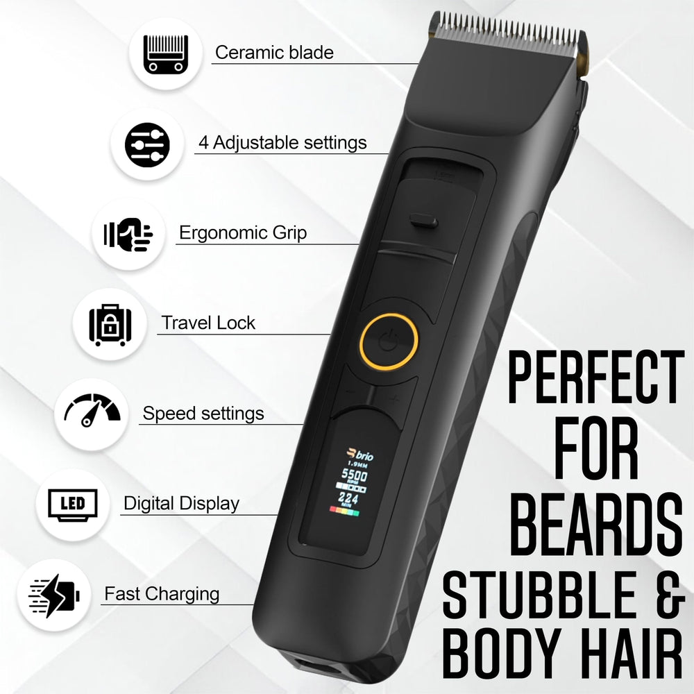 Brio Beardscape V2 cordless design for home or travel use