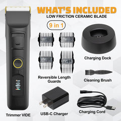 Brio Beardscape V2 blade housing showing 1-18 mm cutting range for precise grooming