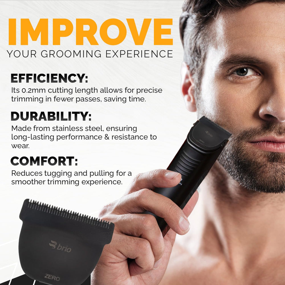 Brio Zero Blade compatibility with Beardscape V1 and V2 enabling seamless trimming