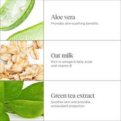 Briogeo Be Gentle Be Kind label closeup highlighting allergy-friendly care.