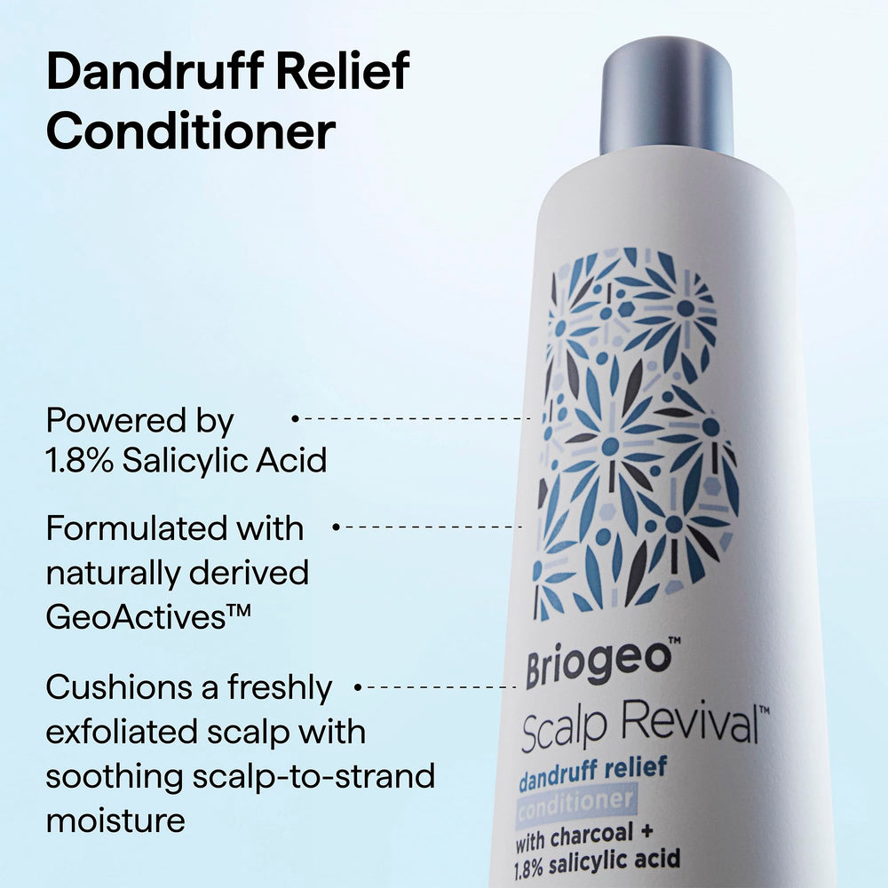 Briogeo creamy hydrating formula for scalp comfort and hair slip.
