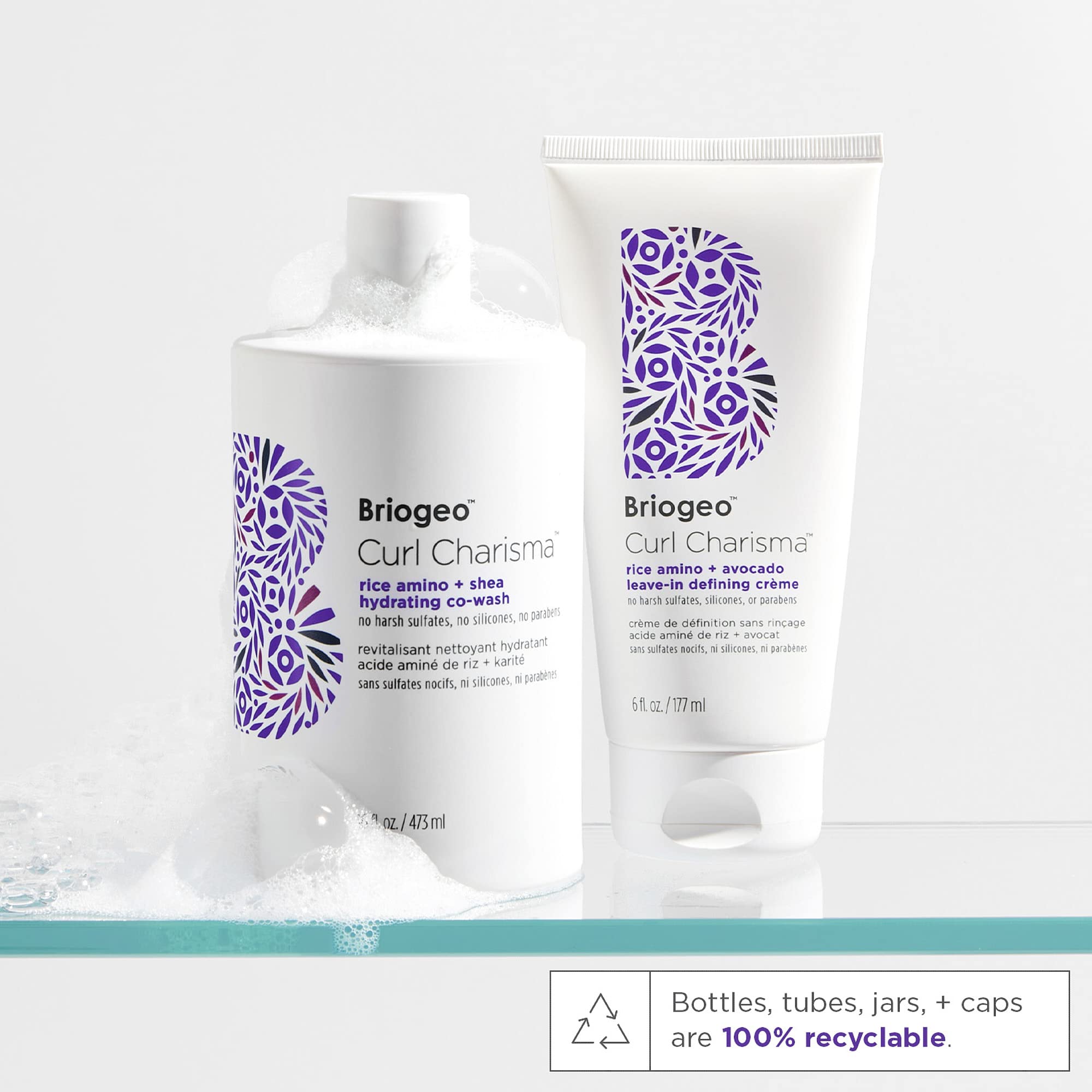 Briogeo Curl Charisma: aceite de aguacate en la fórmula para hidratación ligera.