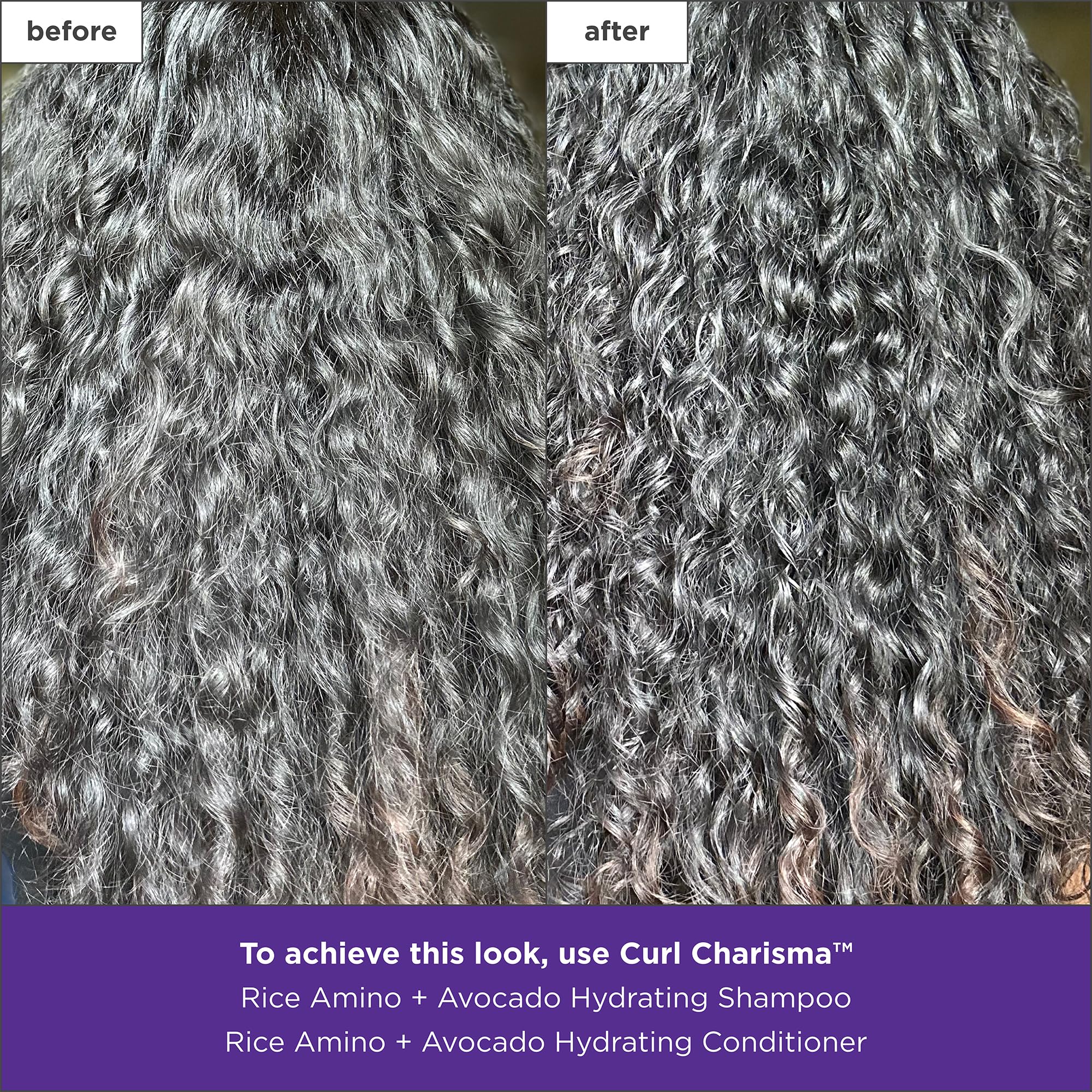 Applying Briogeo Curl Charisma conditioner adds moisture for softer strands.