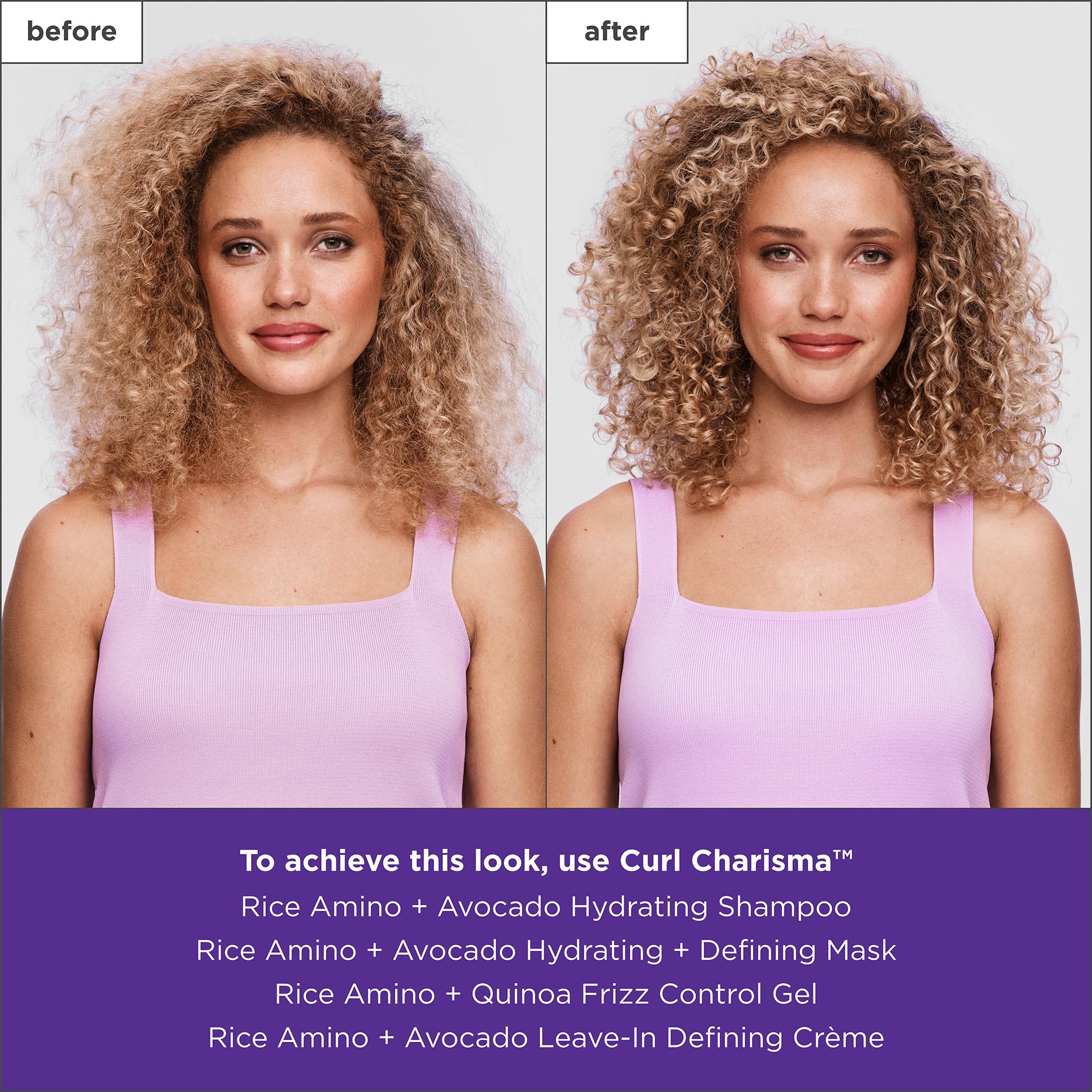 Applying Curl Charisma to damp curls for definition