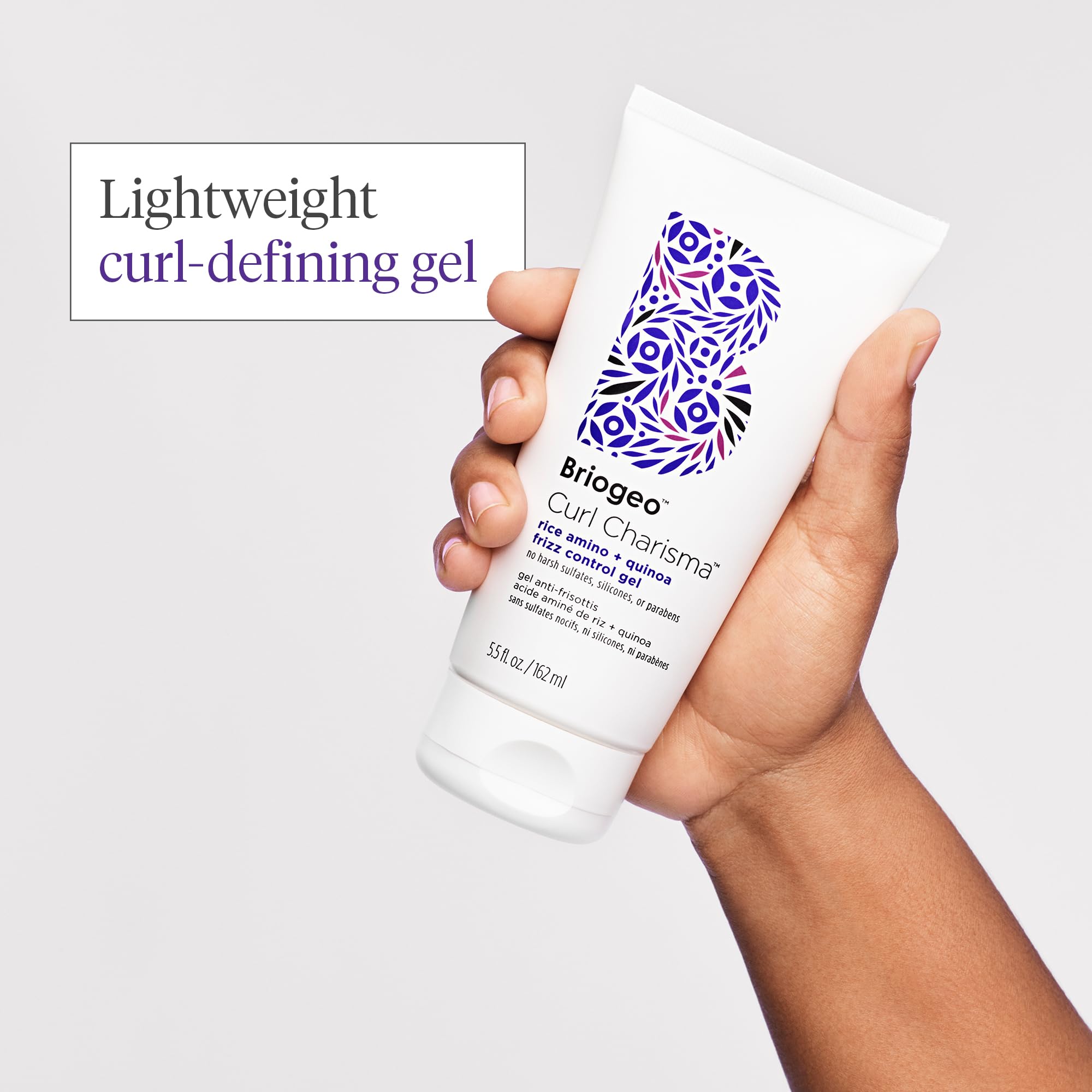 Briogeo Curl Charisma frizz control close-up on smooth curls