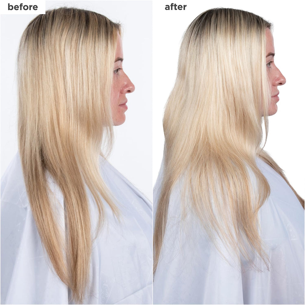 Briogeo Density Serum ingredients label highlights caffeine, CoQ10 and copper peptides.