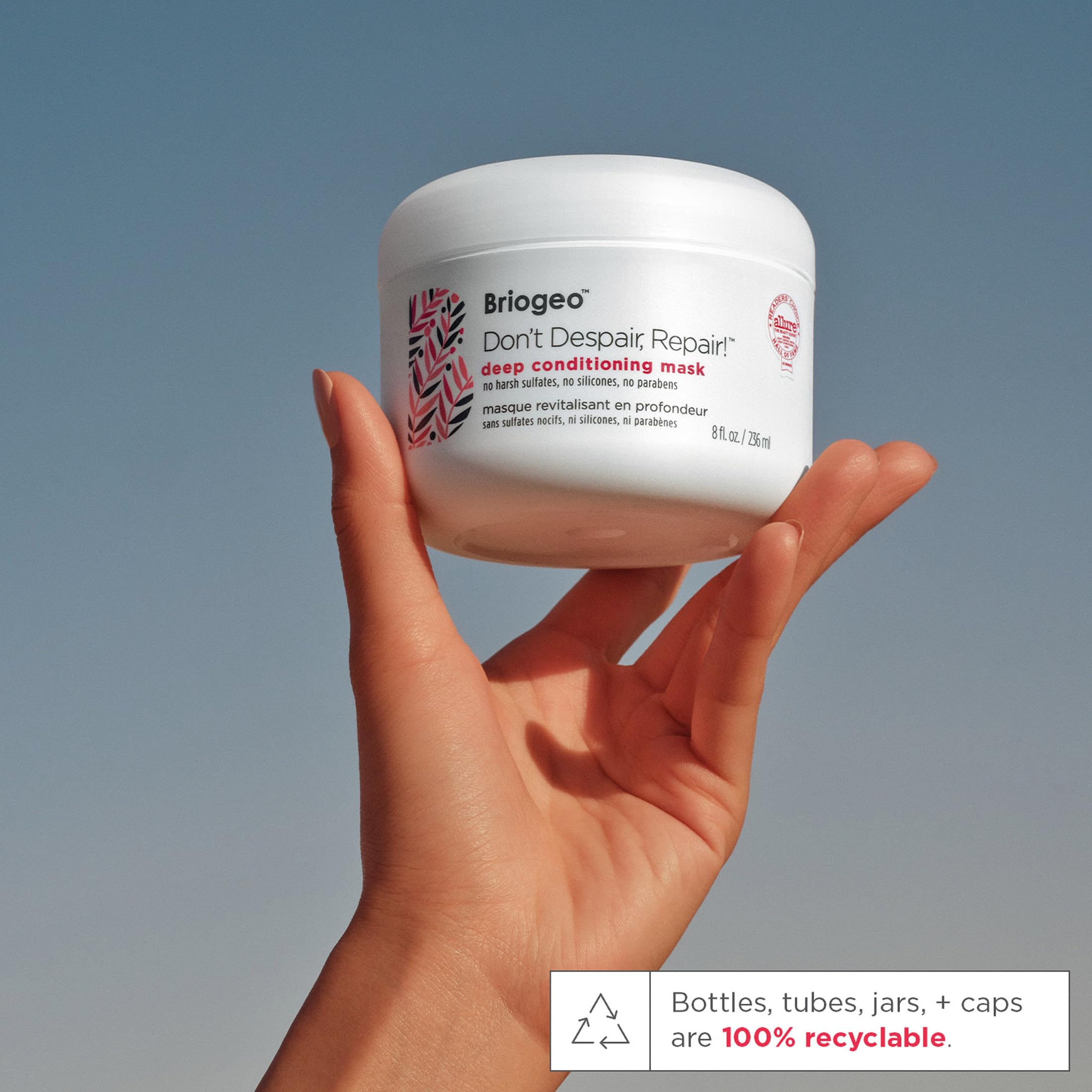 Briogeo Don't Despair: aceite de almendra dulce aporta grasas esenciales.