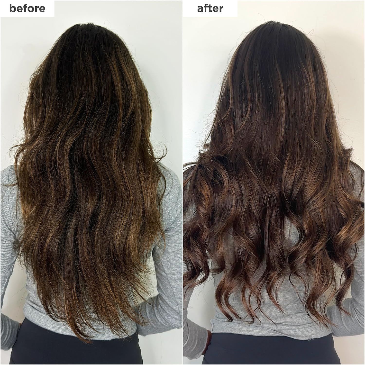 Briogeo Don't Despair, Repair! aplicación en cabello mojado genera espuma suave.