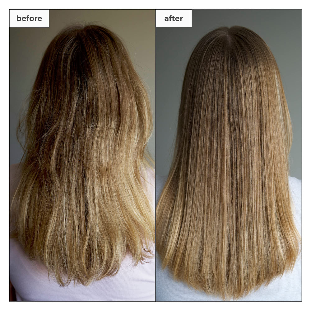 Briogeo Don't Despair, Repair! application in hand shows oil absorption and ease