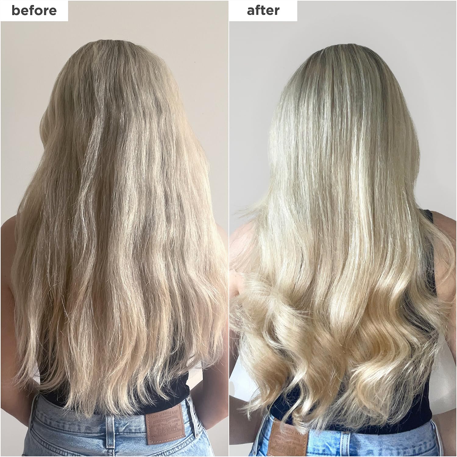 Briogeo Don't Despair, Repair! application shot highlights weekly treatment for color-treated hair.