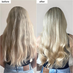 Briogeo Don't Despair, Repair! application shot highlights weekly treatment for color-treated hair.
