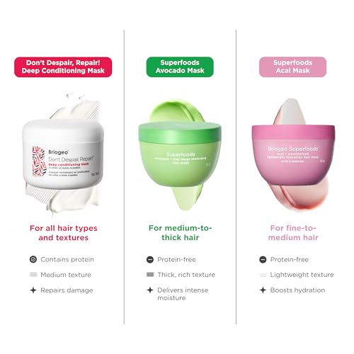 8oz packaging of Briogeo Don't Despair, Repair! mask.
