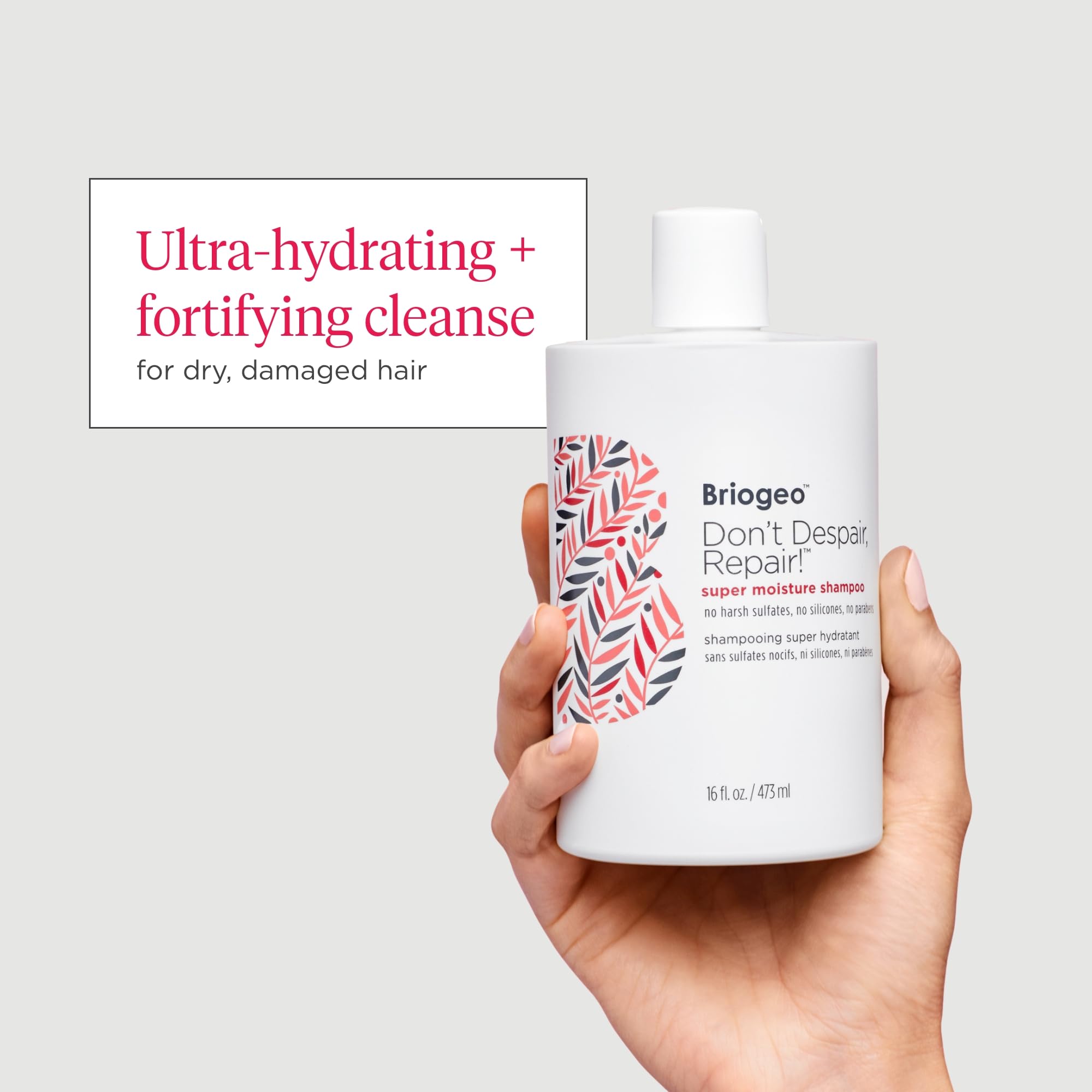 Rosehip oil visible for moisture retention in Briogeo Don't Despair, Repair.