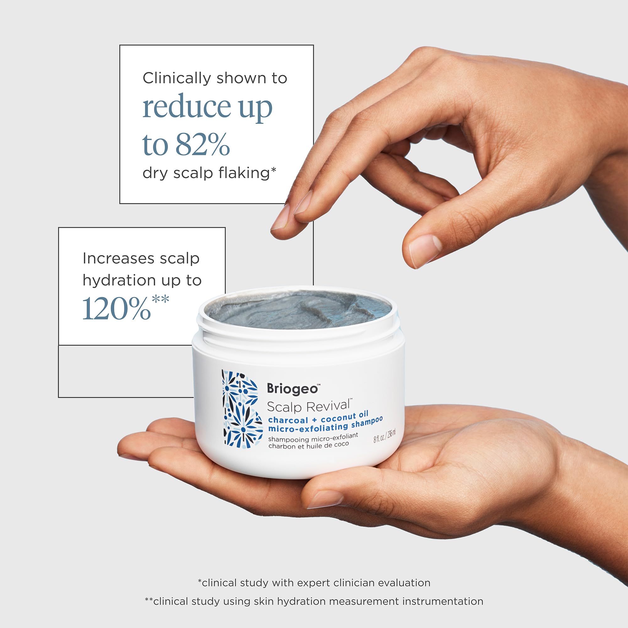 Briogeo Scalp Revival, cuero cabelludo equilibrado y cabello suave tras lavado
