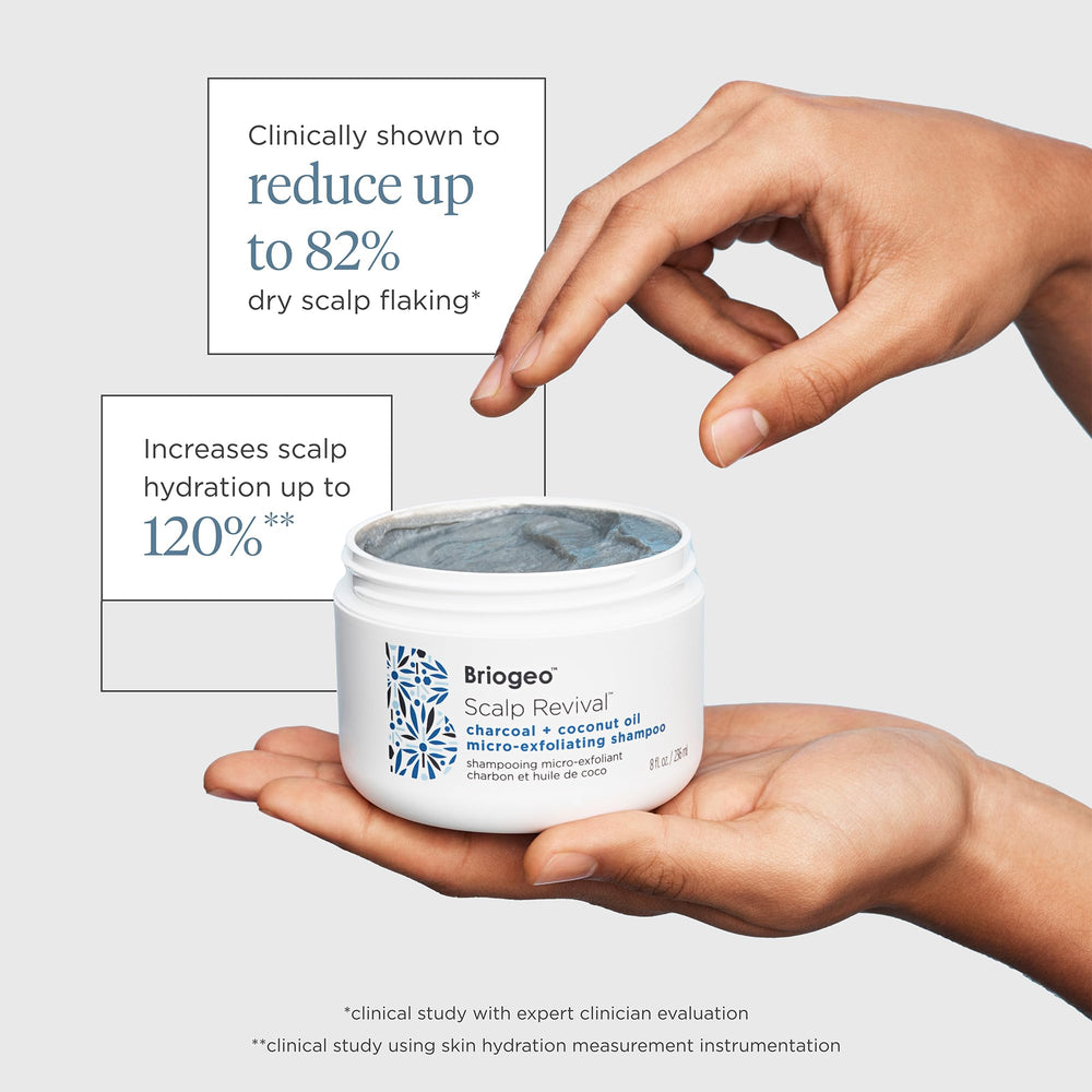 Briogeo Scalp Revival, cuero cabelludo equilibrado y cabello suave tras lavado