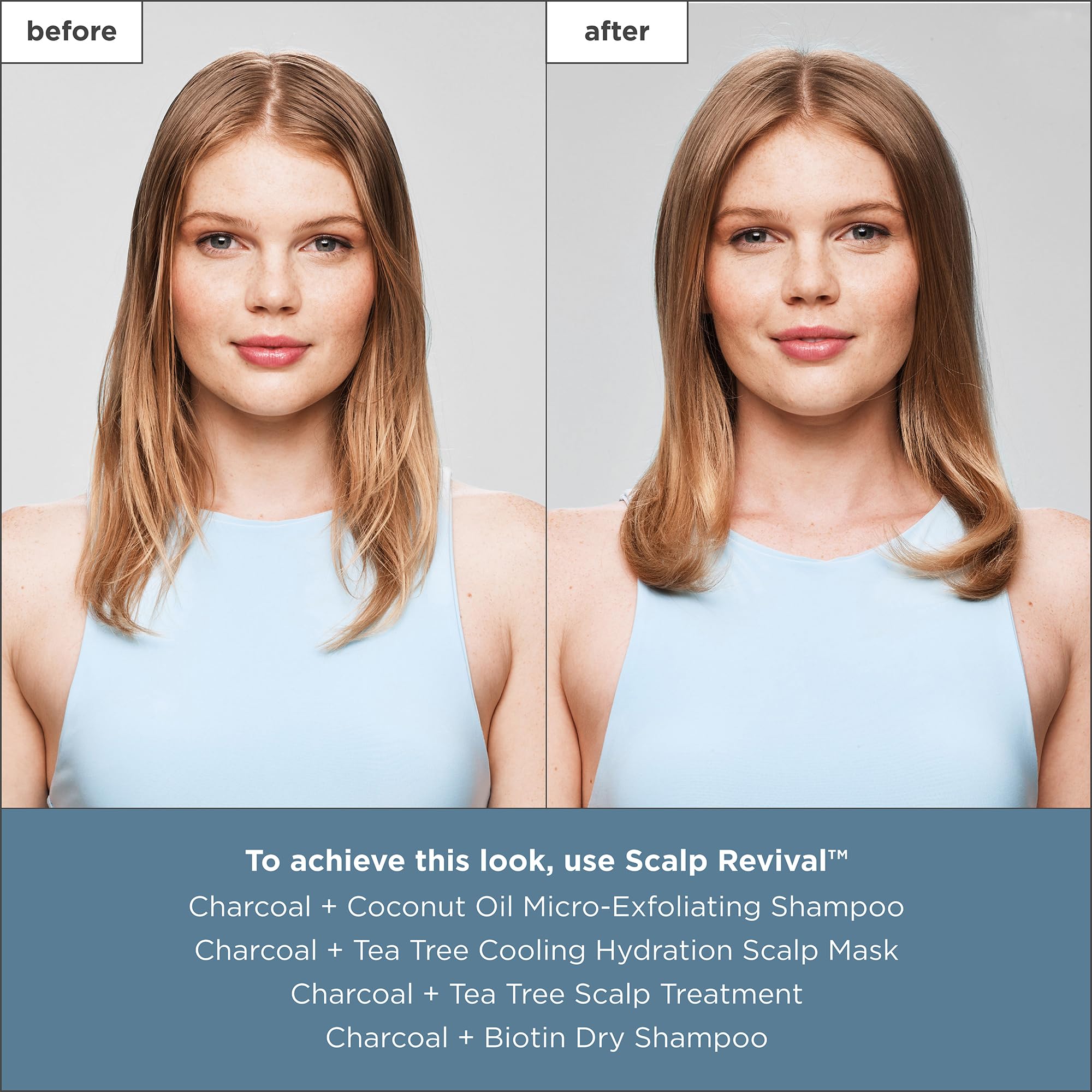 Minty oils on Briogeo product providing cooling sensation for the scalp