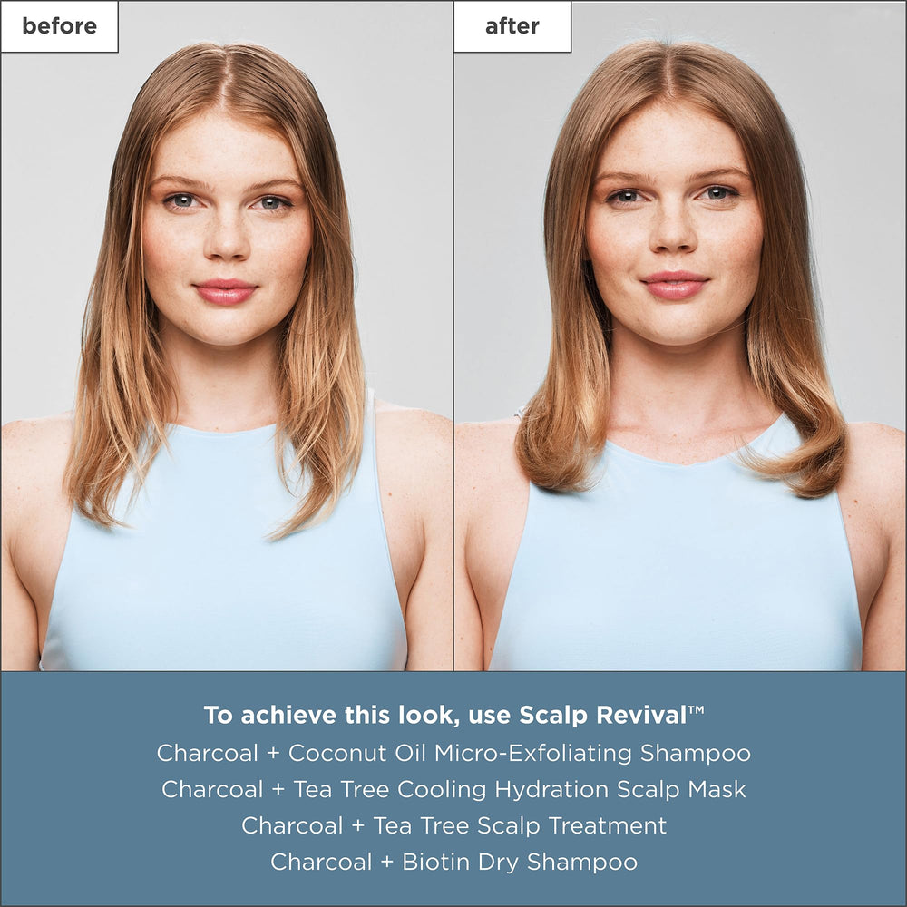 Minty oils on Briogeo product providing cooling sensation for the scalp