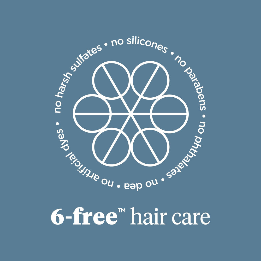 Briogeo Scalp Revival prewash-spritz being applied to scalp.