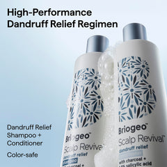 Briogeo soothing complex with colloidal oatmeal and bisabolol on packaging.