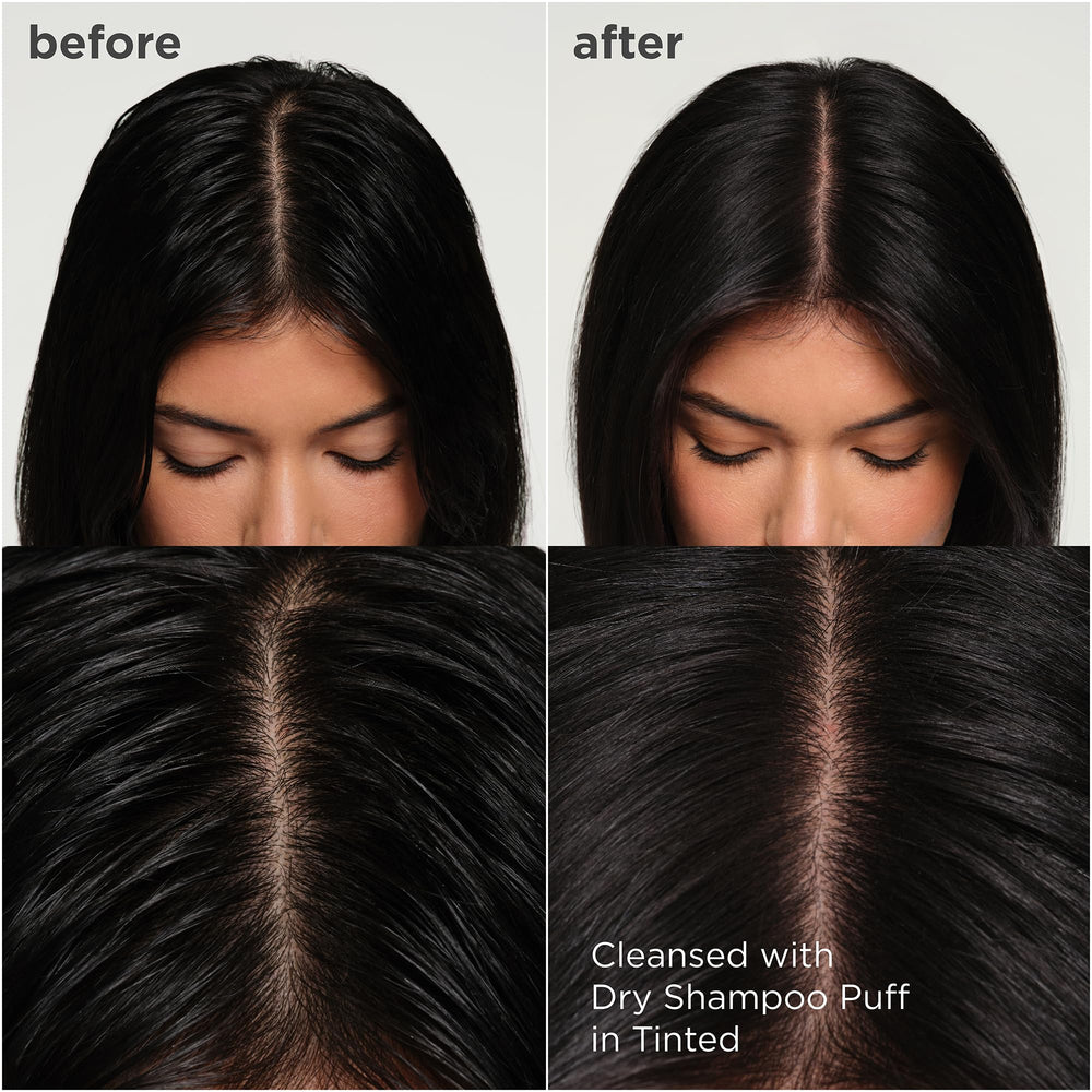 Matte finish on brunette hair with no white cast.