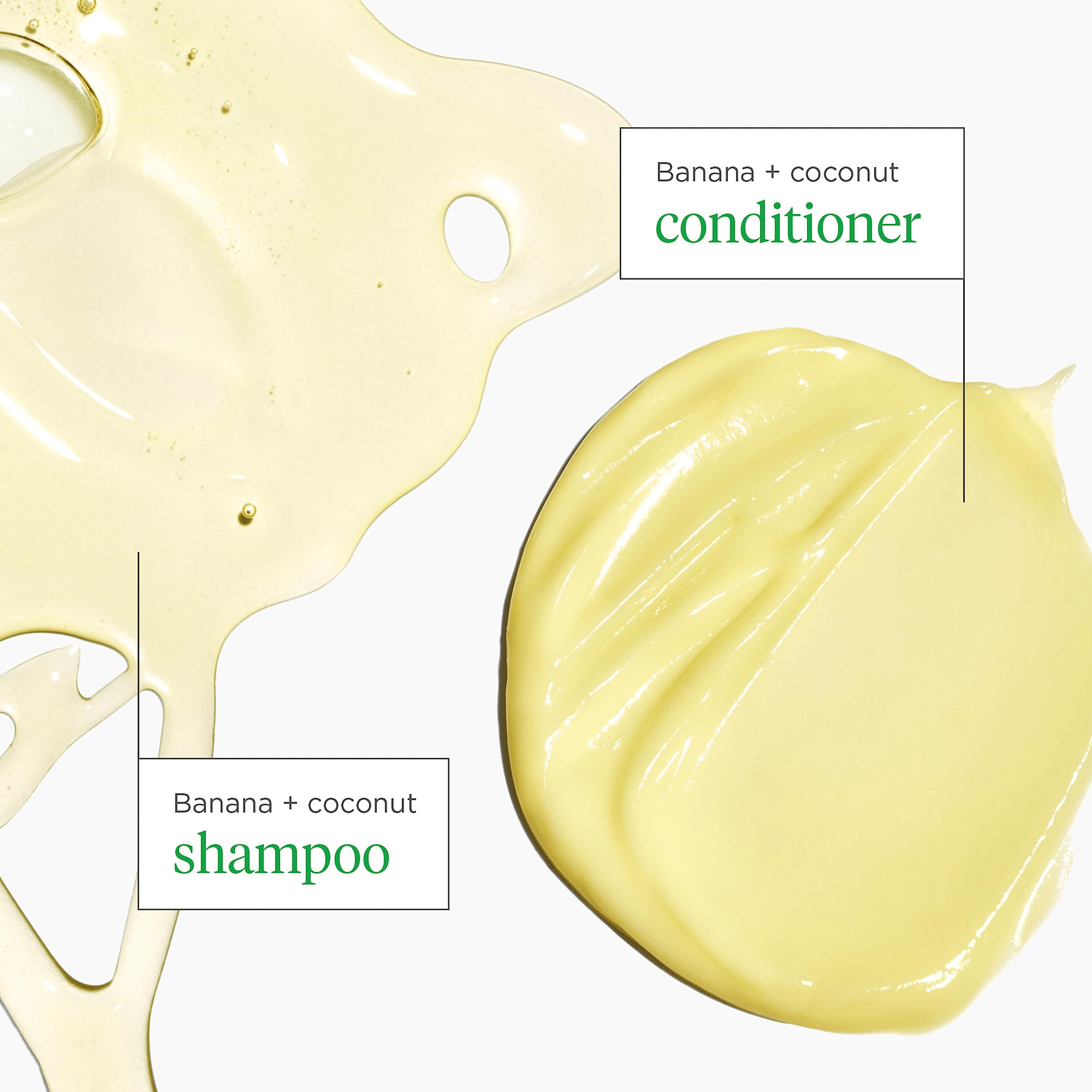 Briogeo coconut oil closeup highlights moisture sealing action.