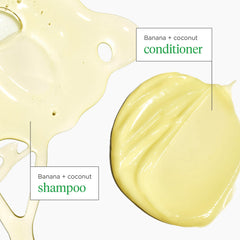 Briogeo coconut oil closeup highlights moisture sealing action.