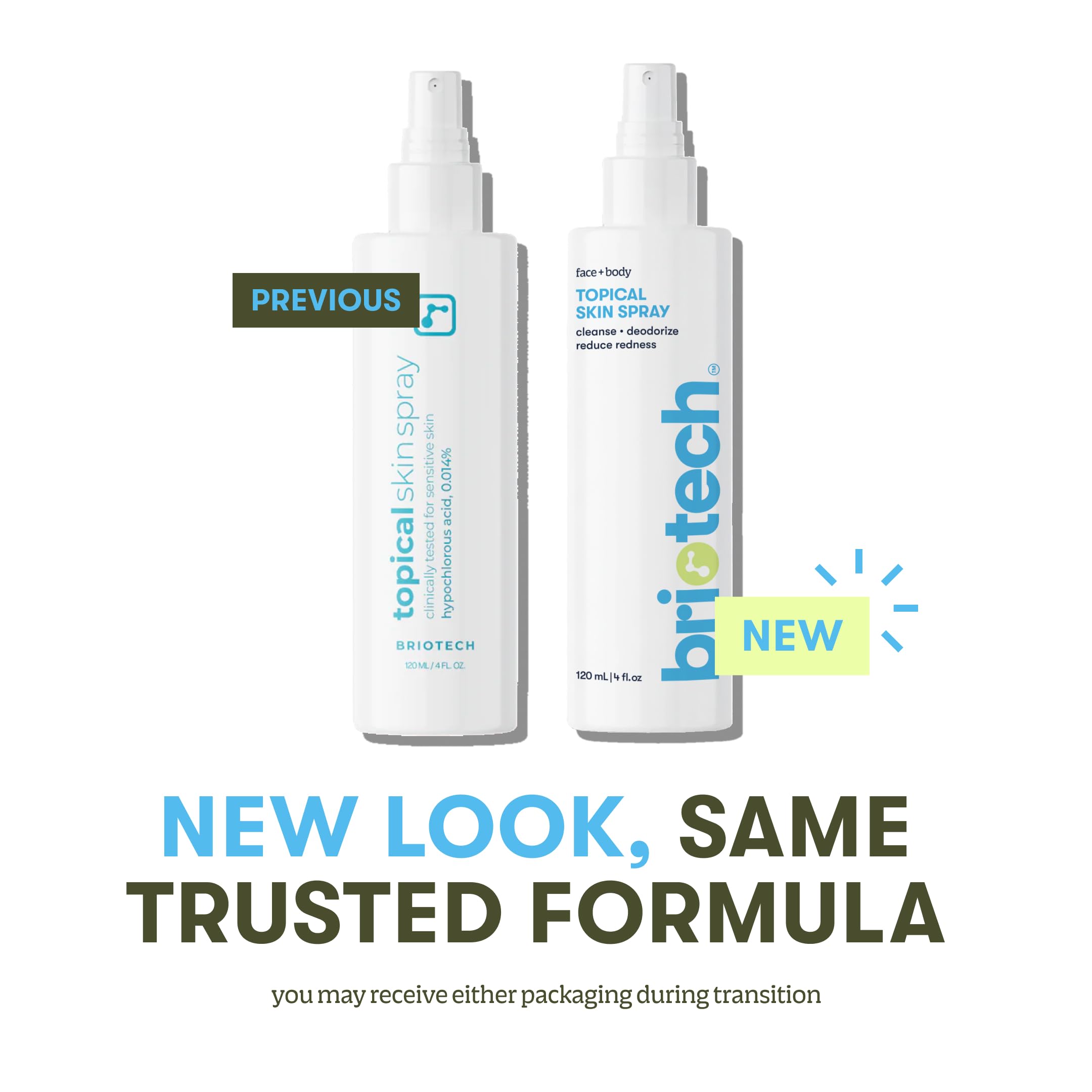 BRIOTECH uso facial, tratamiento suave para rostro sensible.