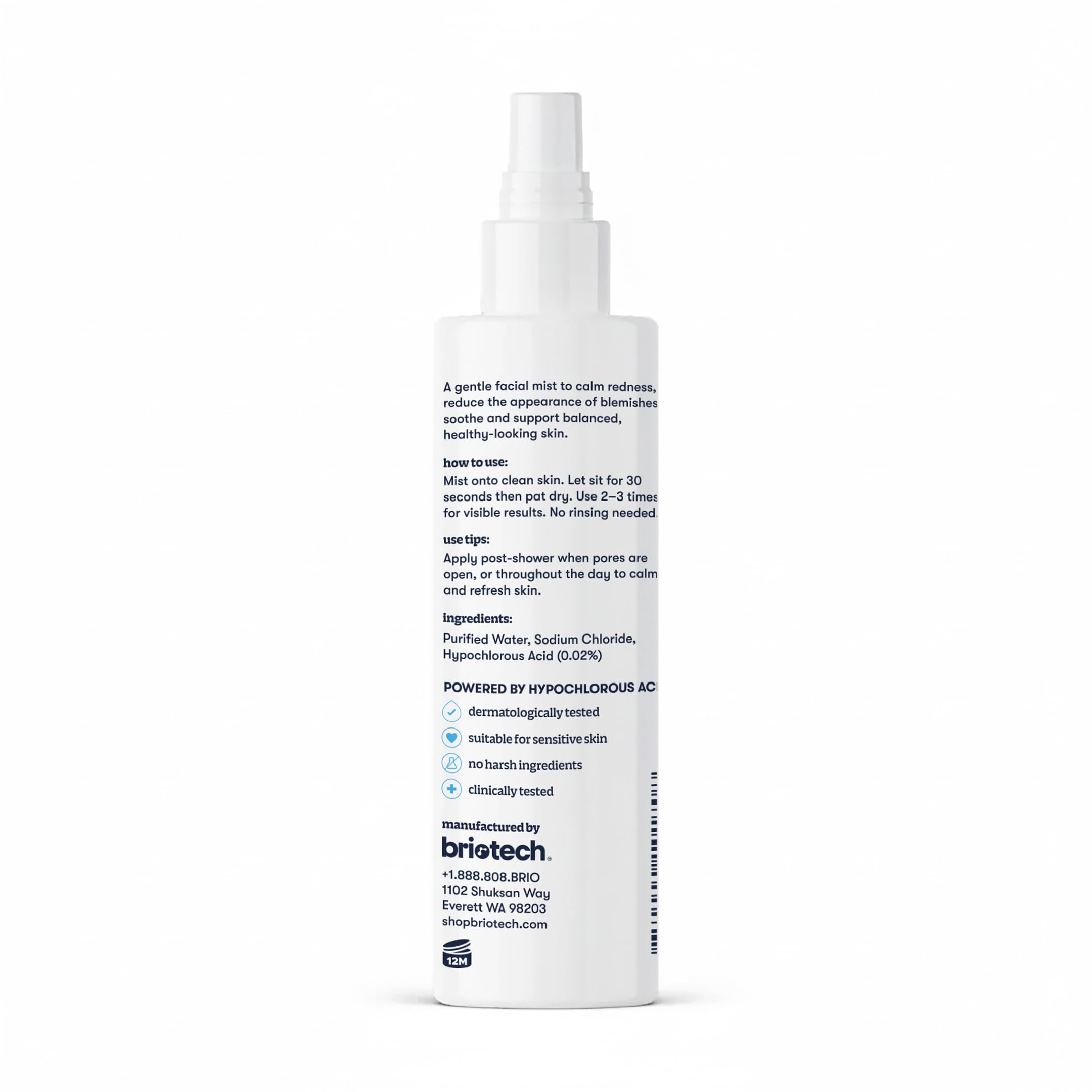 BRIOTECH Renew Toner: envase de 118 ml para uso diario.