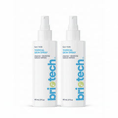 BRIOTECH spray en botella, aplicación suave para piel sensible.