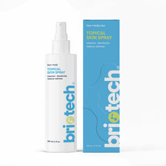 BRIOTECH topical skin spray bottle for full body use and sensitive skin comfort