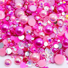 Briskbloom flatback pearls and rhinestones ideal for crafts and nail art