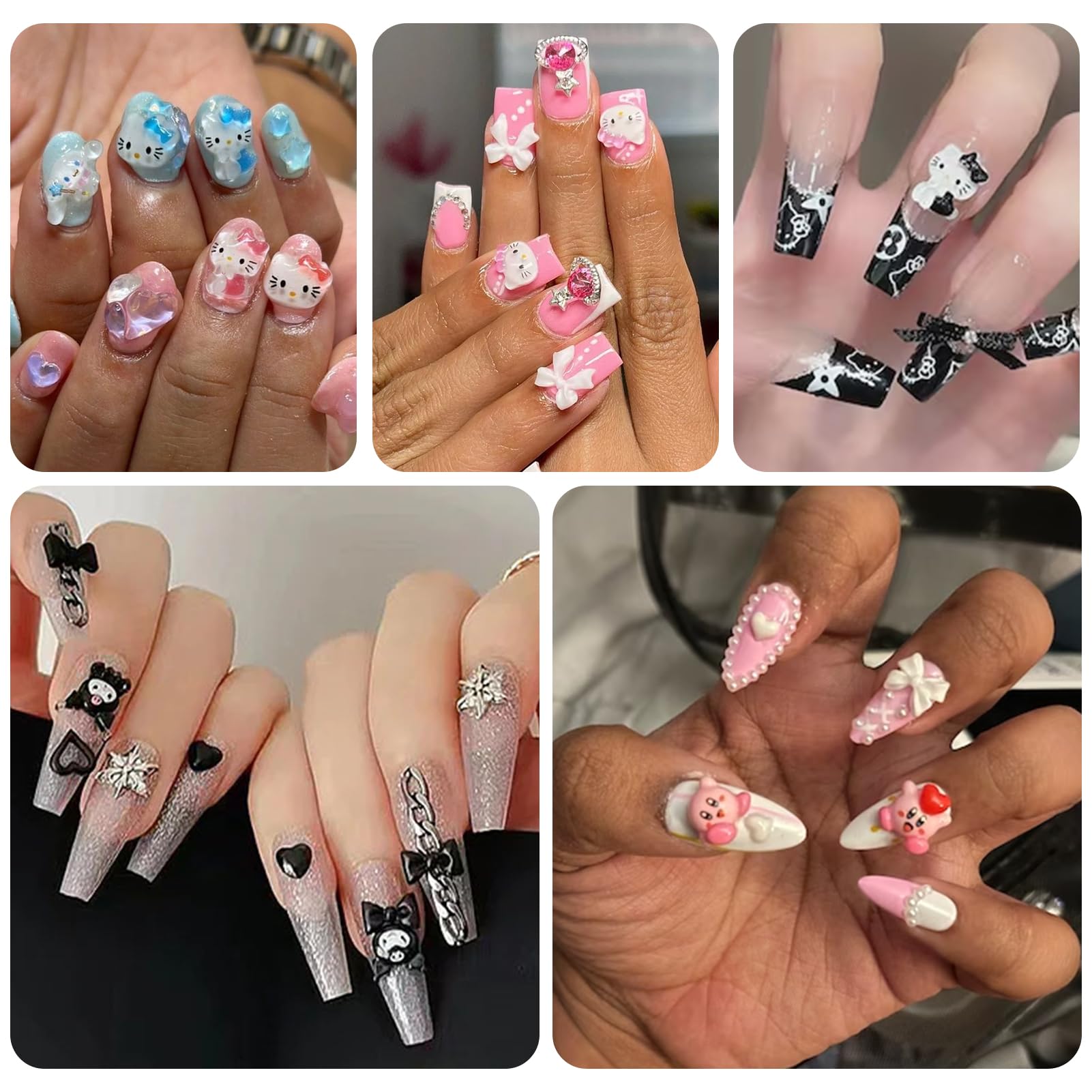 Briskbloom cristales rhinestones 3D: destellos para uñas y manualidades