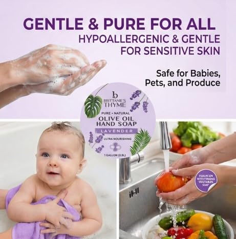 Sustainable, recyclable packaging for Brittanie's Thyme soap refill