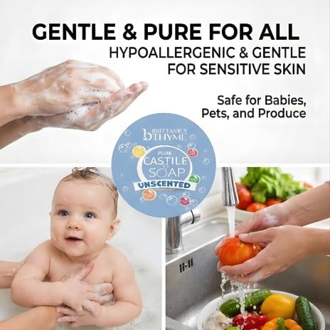 Brittanie's Thyme palm oil-free badge on packaging signals eco-conscious choice.