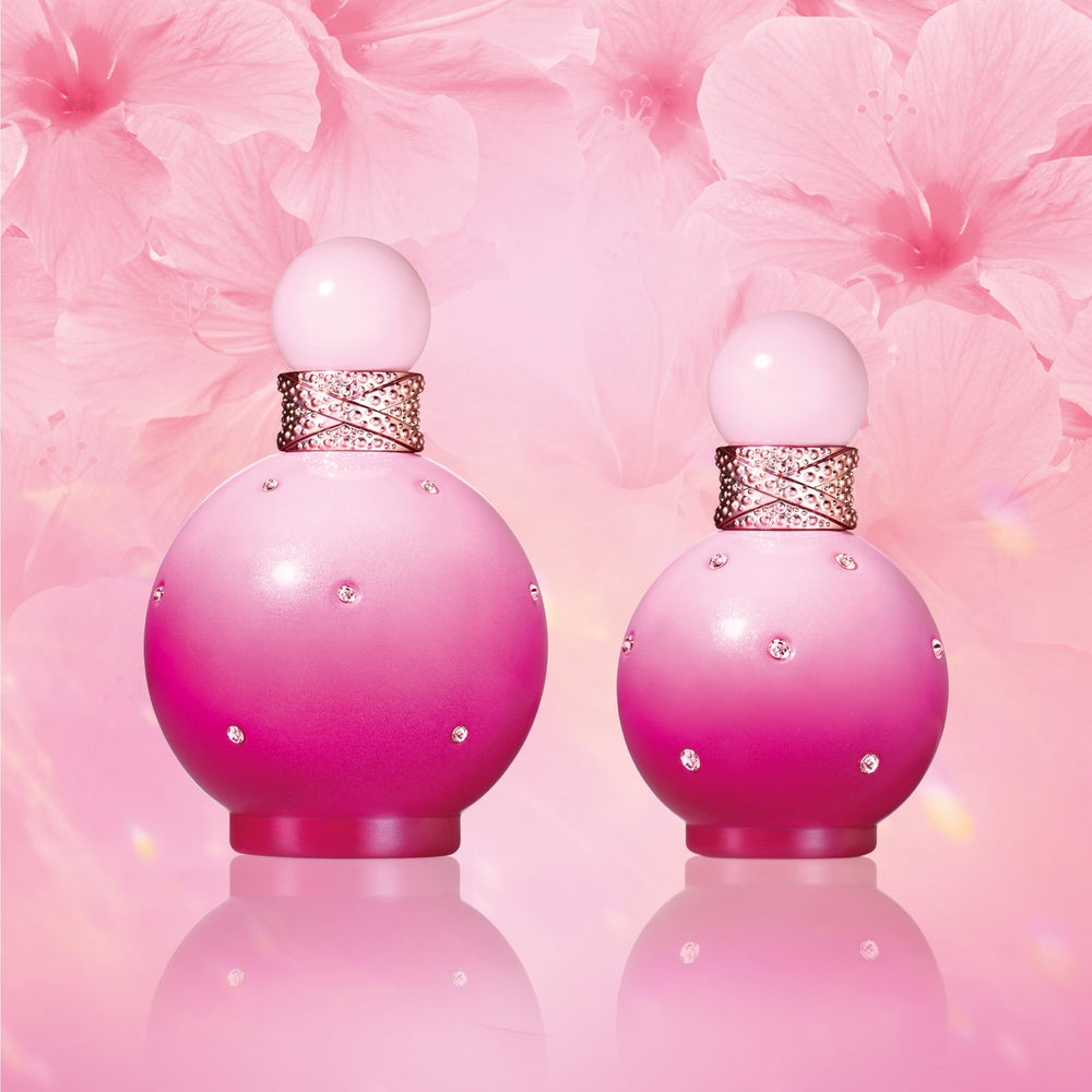 Britney Spears Candied Fantasy candy-colored bottle, eye-catching display.