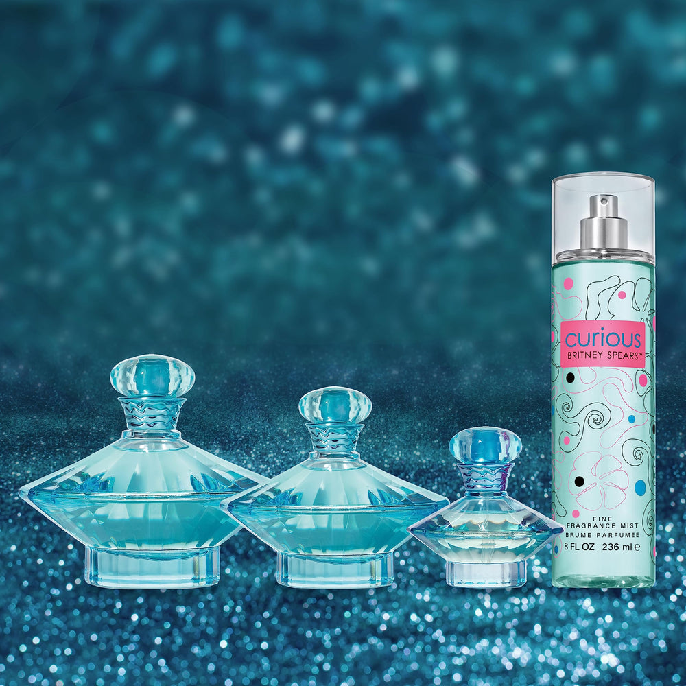 Britney Spears Curious elegant packaging on vanity display