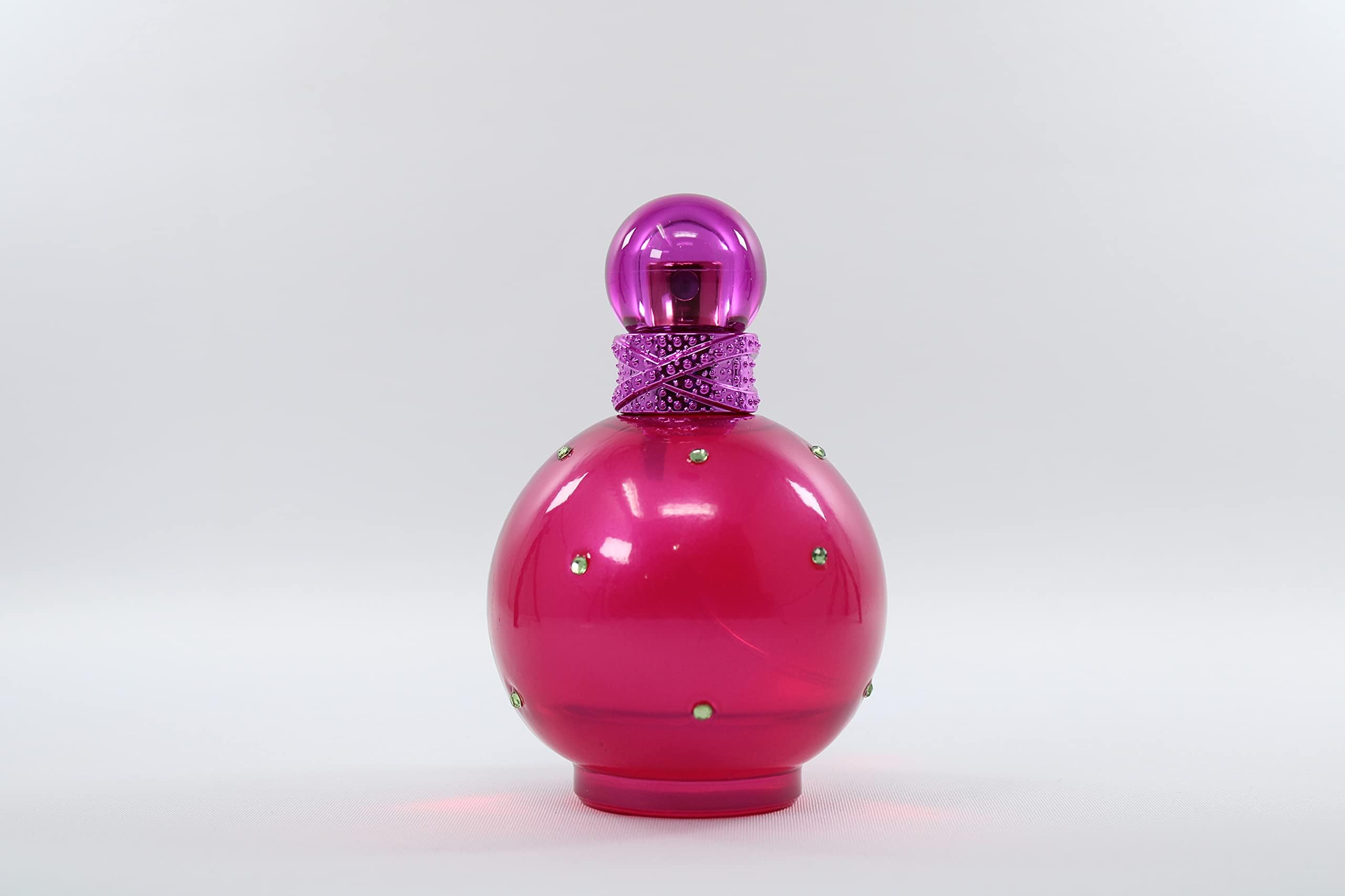 Britney Spears Fantasy bottle in hand ready for an outing.