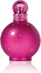 Britney Spears Fantasy bottle on pink glass for an elegant evening vibe