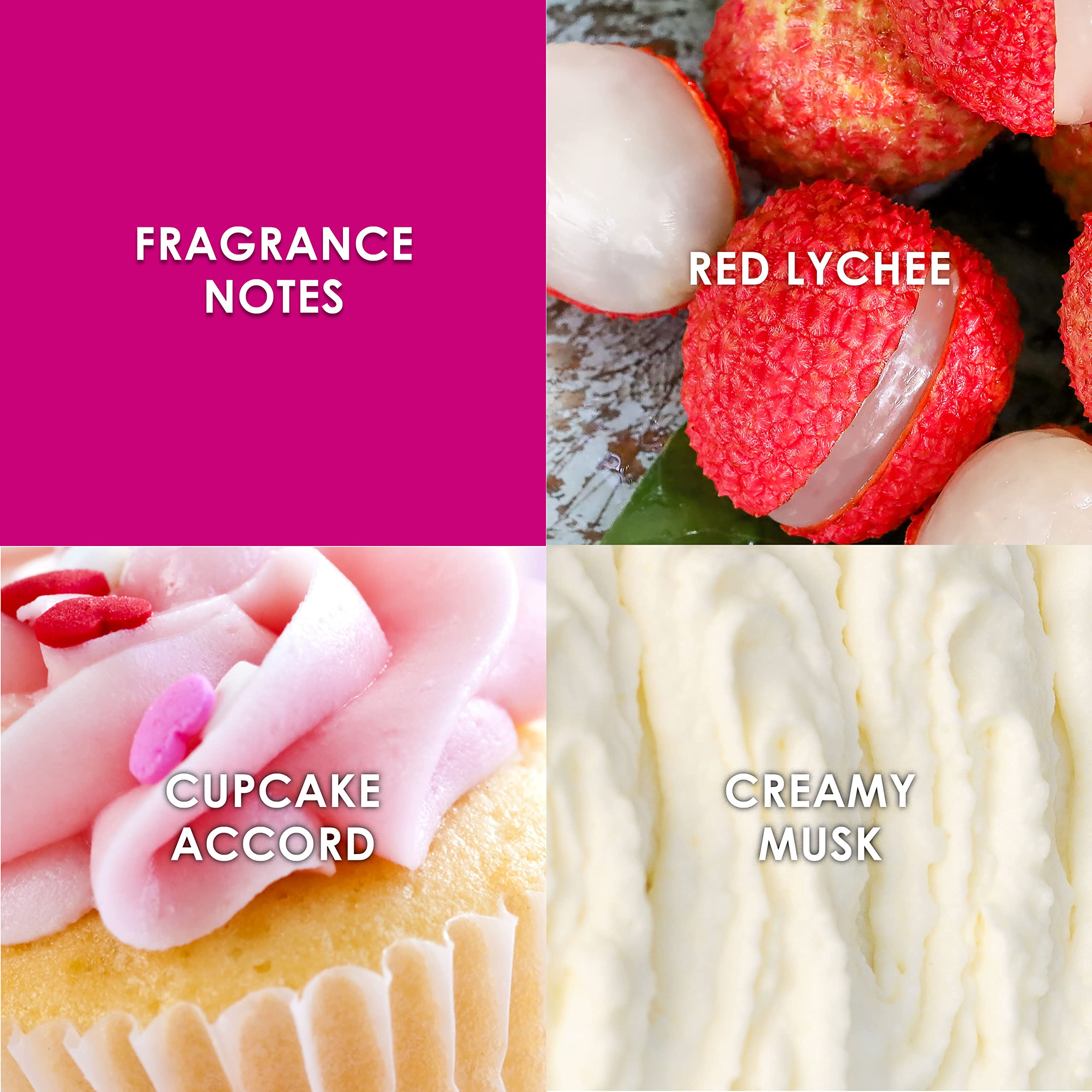 Britney Spears Fantasy fruity opening with lychee and kiwi hints for a vibrant start.