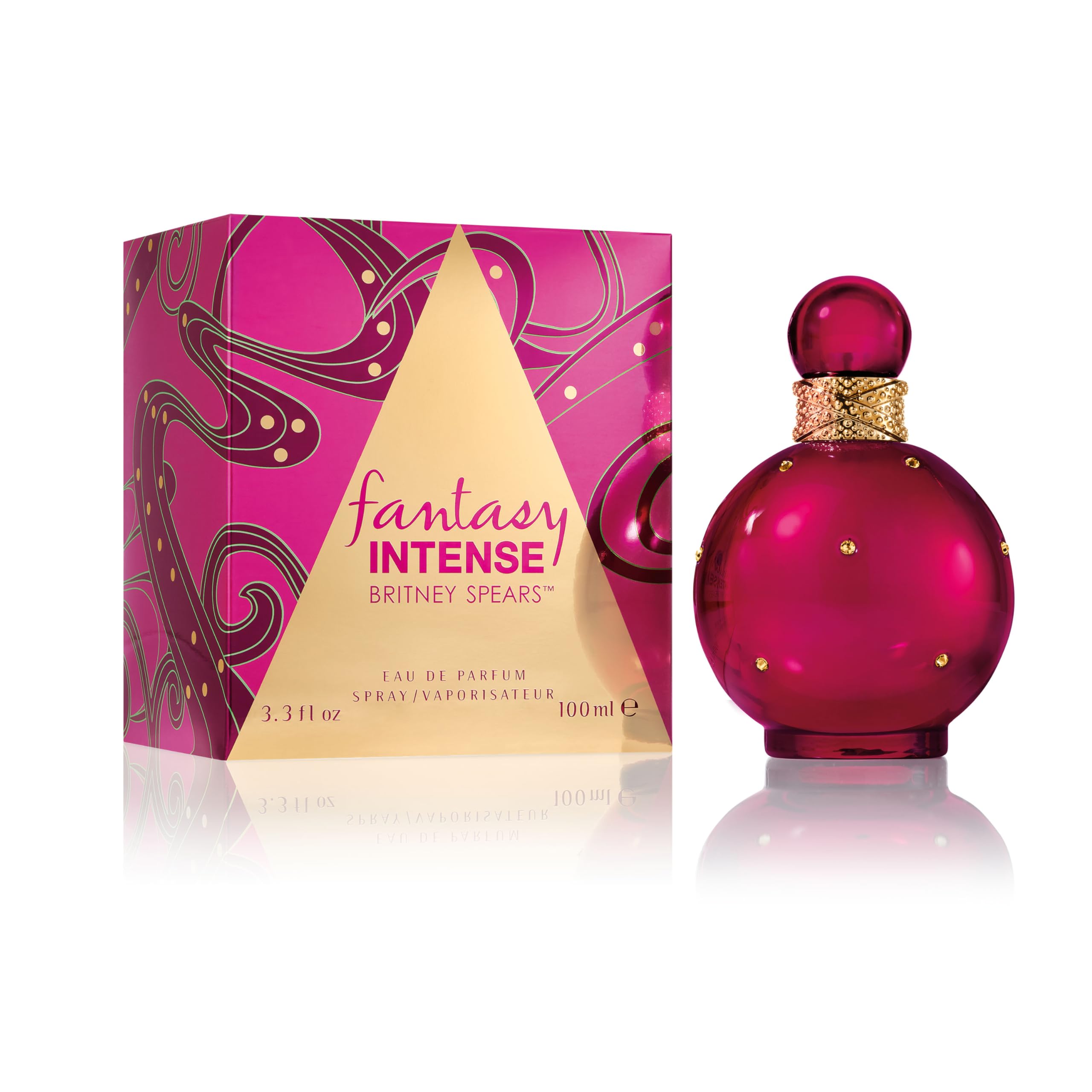 Britney Spears Fantasy Intense close-up of jewel-like cap for premium feel