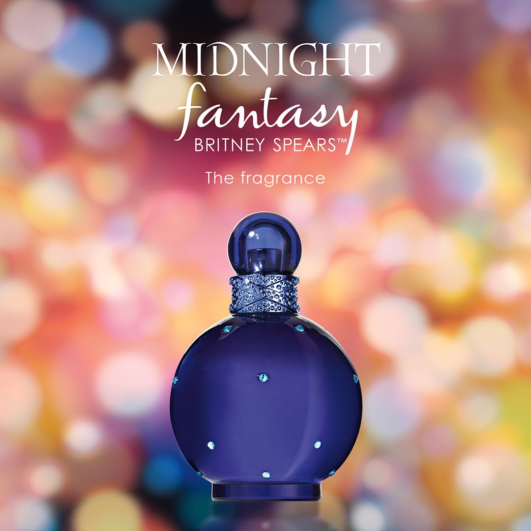 Britney Spears Midnight Fantasy orchid and freesia heart with velvet iris appeal.